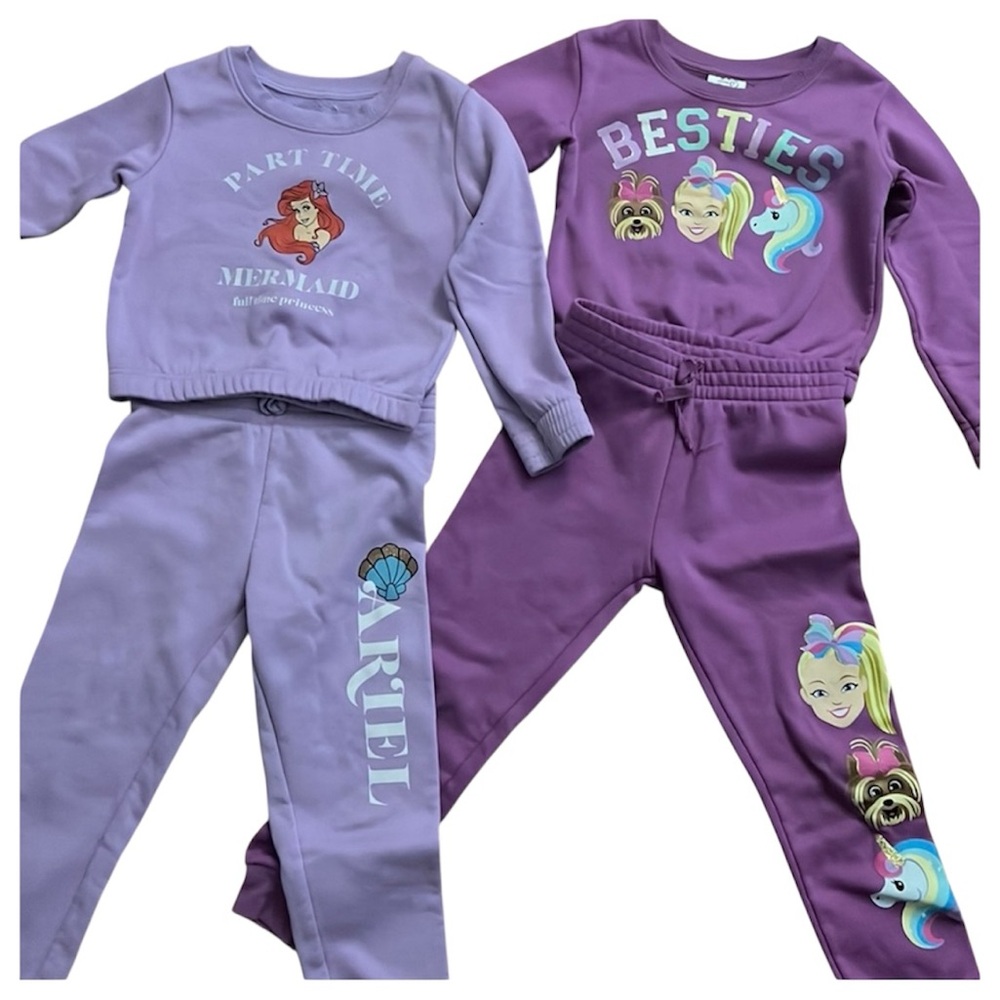 💕Adorable Top & Bottom Set 💕 Jojo Siwa & Little Mermaid